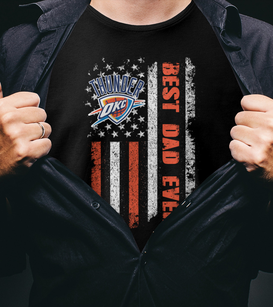 Thunder Okc Best Dad Ever Evd 031 T-Shirt