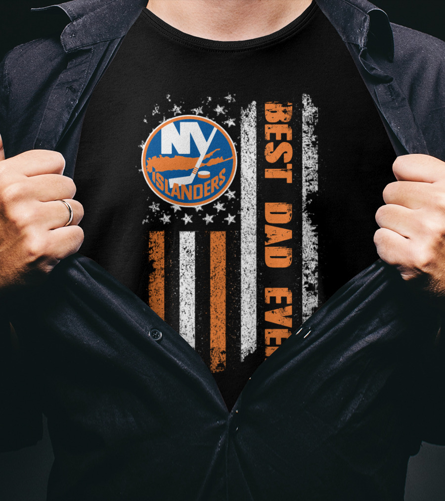 Ny Islanders Best Dad Ever Evd T-Shirt