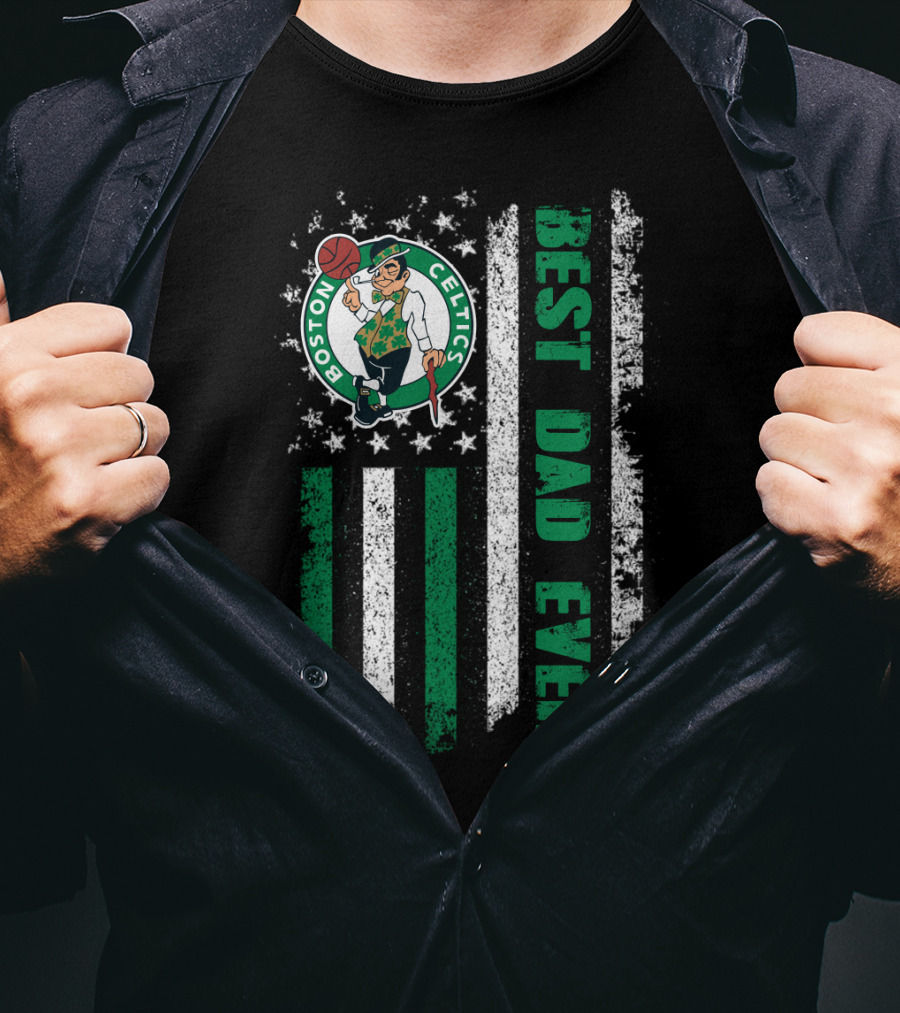 Boston Celtics Best Dad Ever T-Shirt