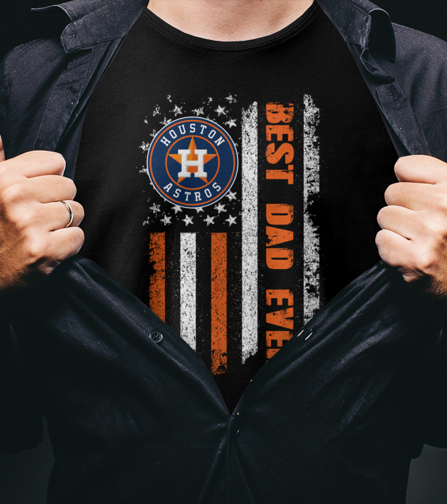 Houston Astros Best Dad Ever T-Shirt
