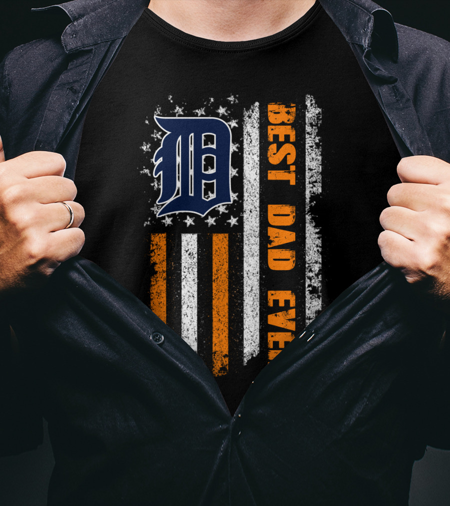 Detroit Best Dad Ever Evd 109 T-Shirt