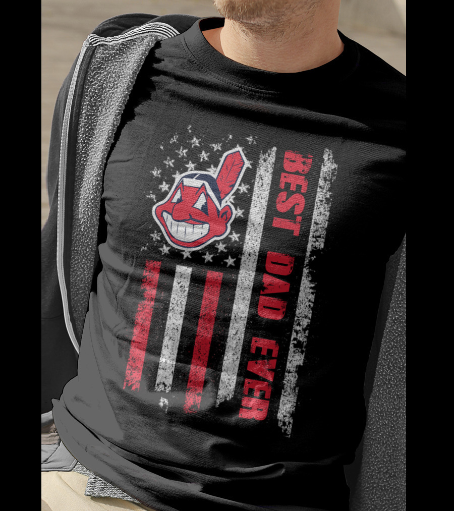 Evd 112 Best Dad Ever Flag T-Shirt
