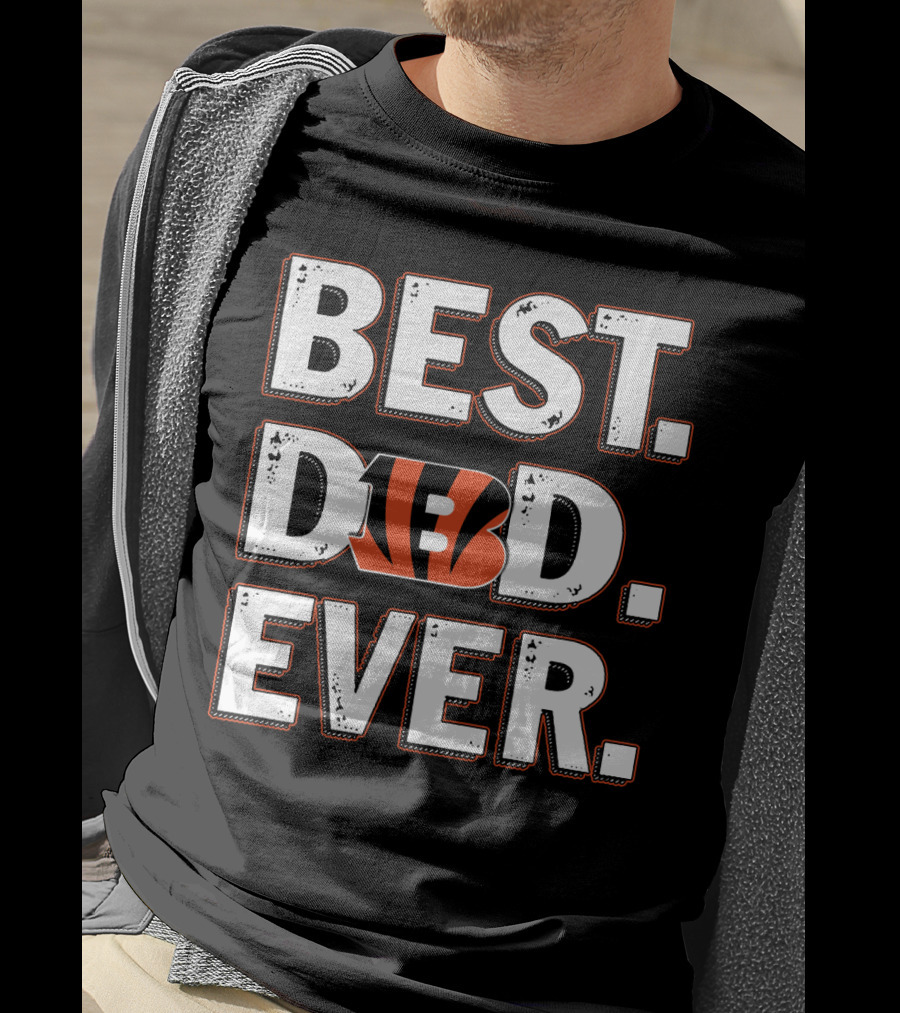 Best Dad Ever Cincinnati Bengals T-Shirt