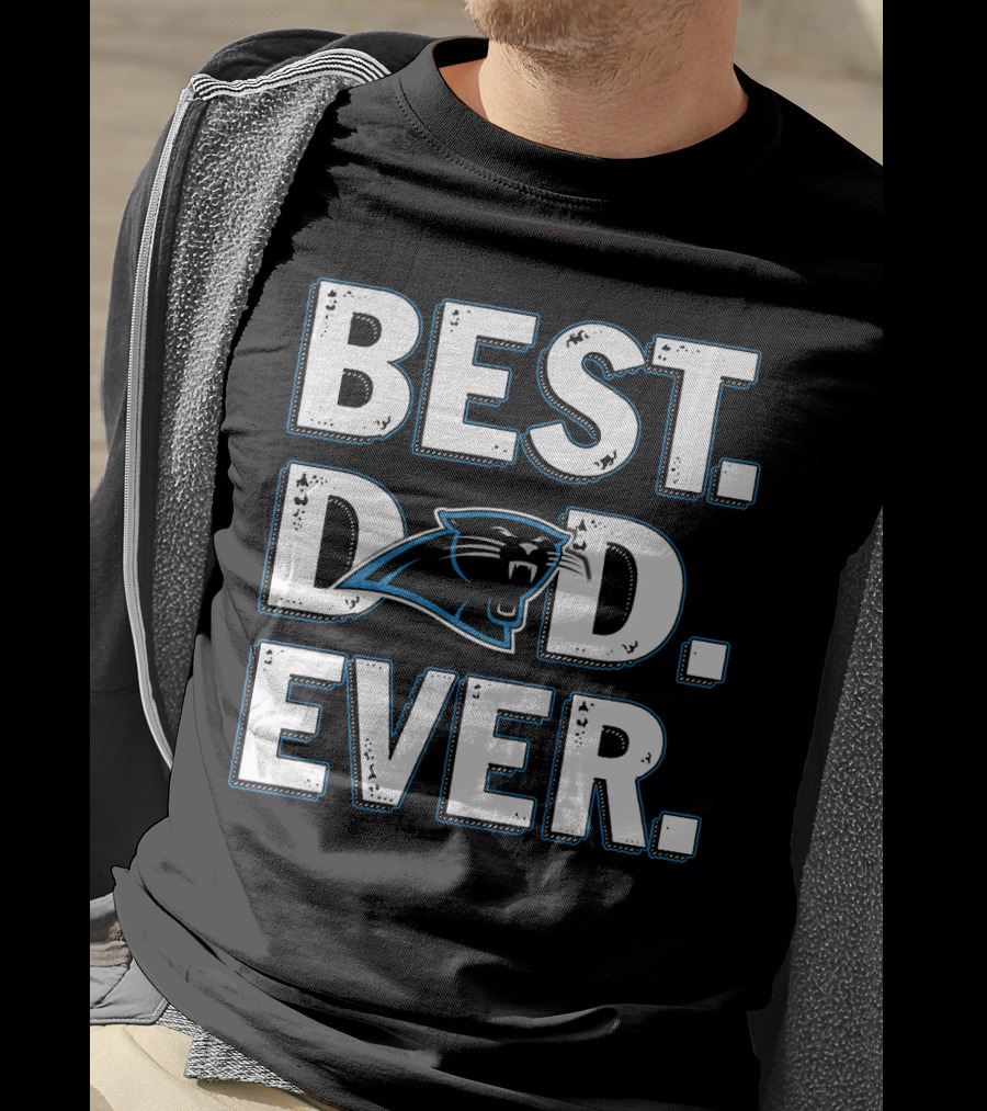 Best Dad Ever Carolina Panthers T-Shirt