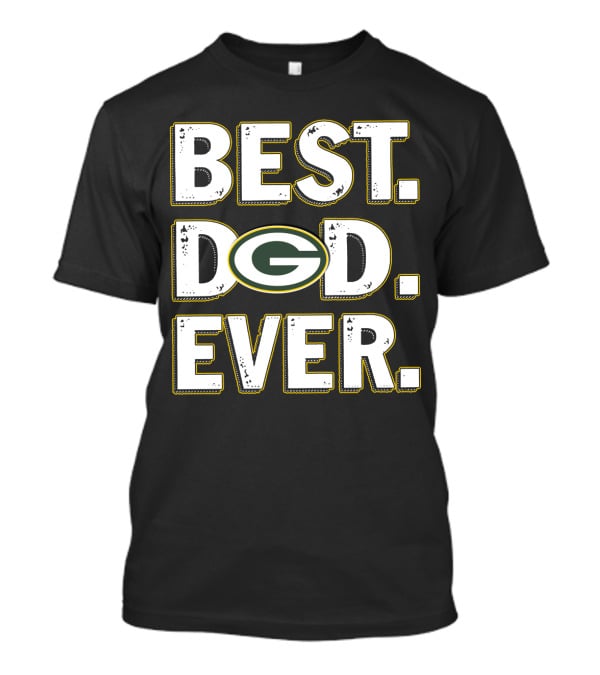 Best Dad Ever Green Bay Packers T-Shirt