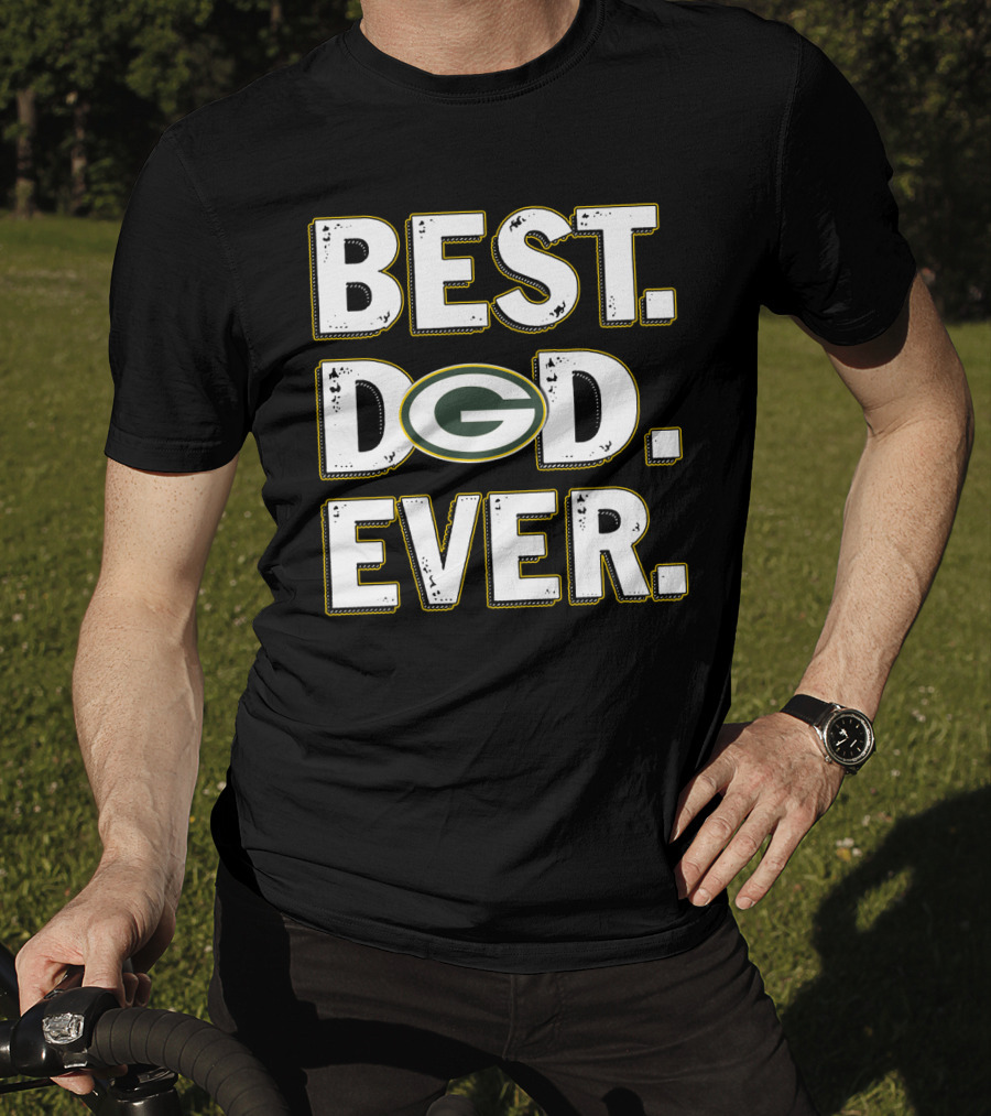 Best Dad Ever Green Bay Packers T-Shirt