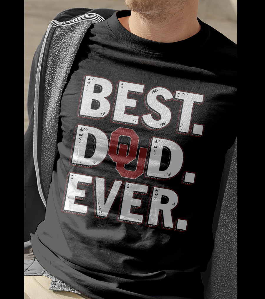 Best Dad Ever Oklahoma Sooners T-Shirt