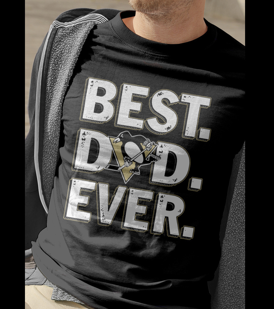 Best Dad Ever Pittsburgh Penguins T-Shirt