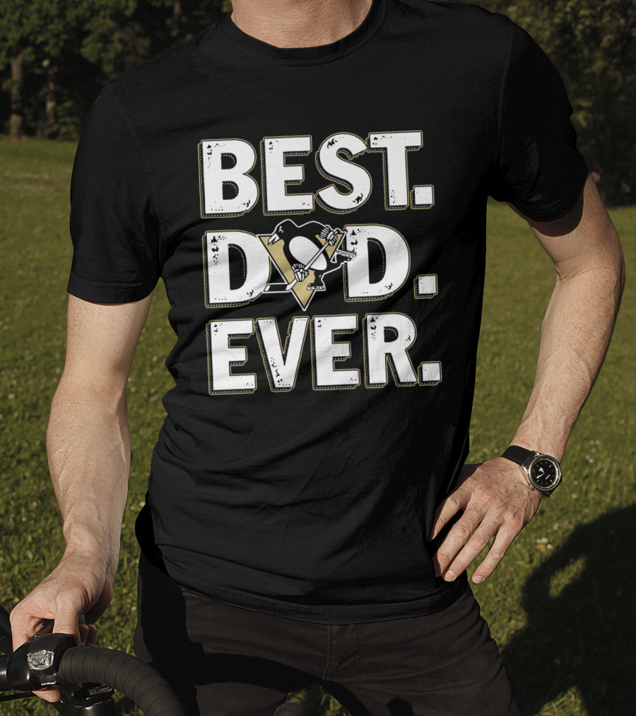 Best Dad Ever Pittsburgh Penguins T-Shirt