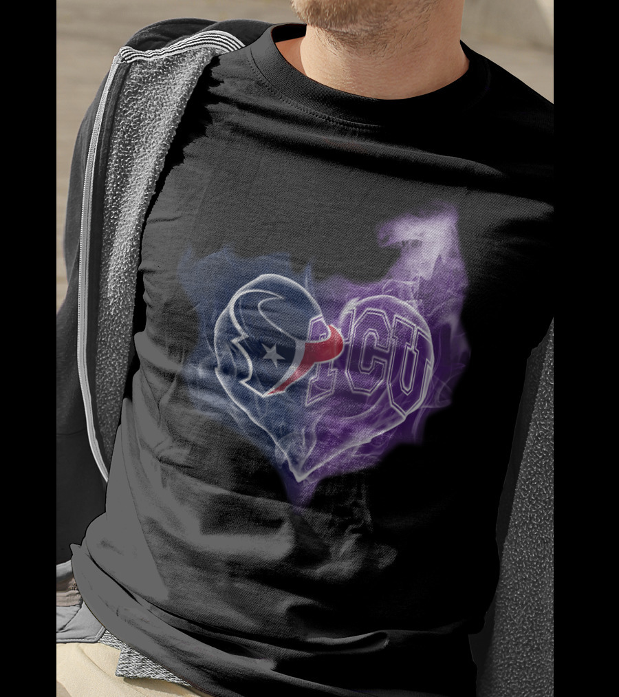 Houston Texans Tcu Heart T-Shirt
