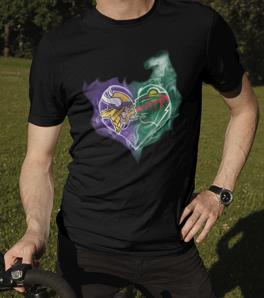 Minnesota Vikings Wild Heart T-Shirt