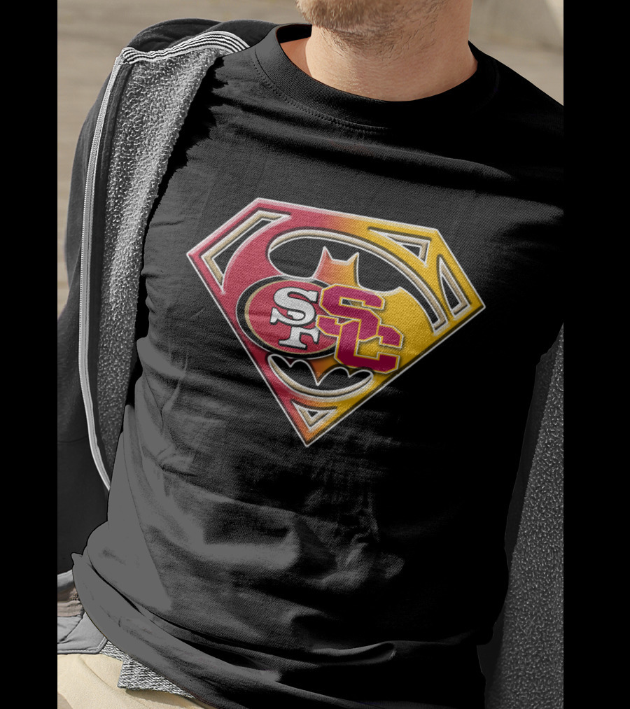 Sf Sc Superman Batman T-Shirt