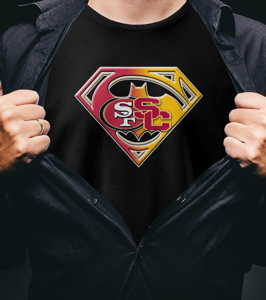 Sf Sc Superman Batman T-Shirt