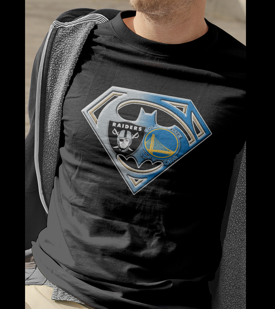 Superman Batman Raiders Warriors T-Shirt