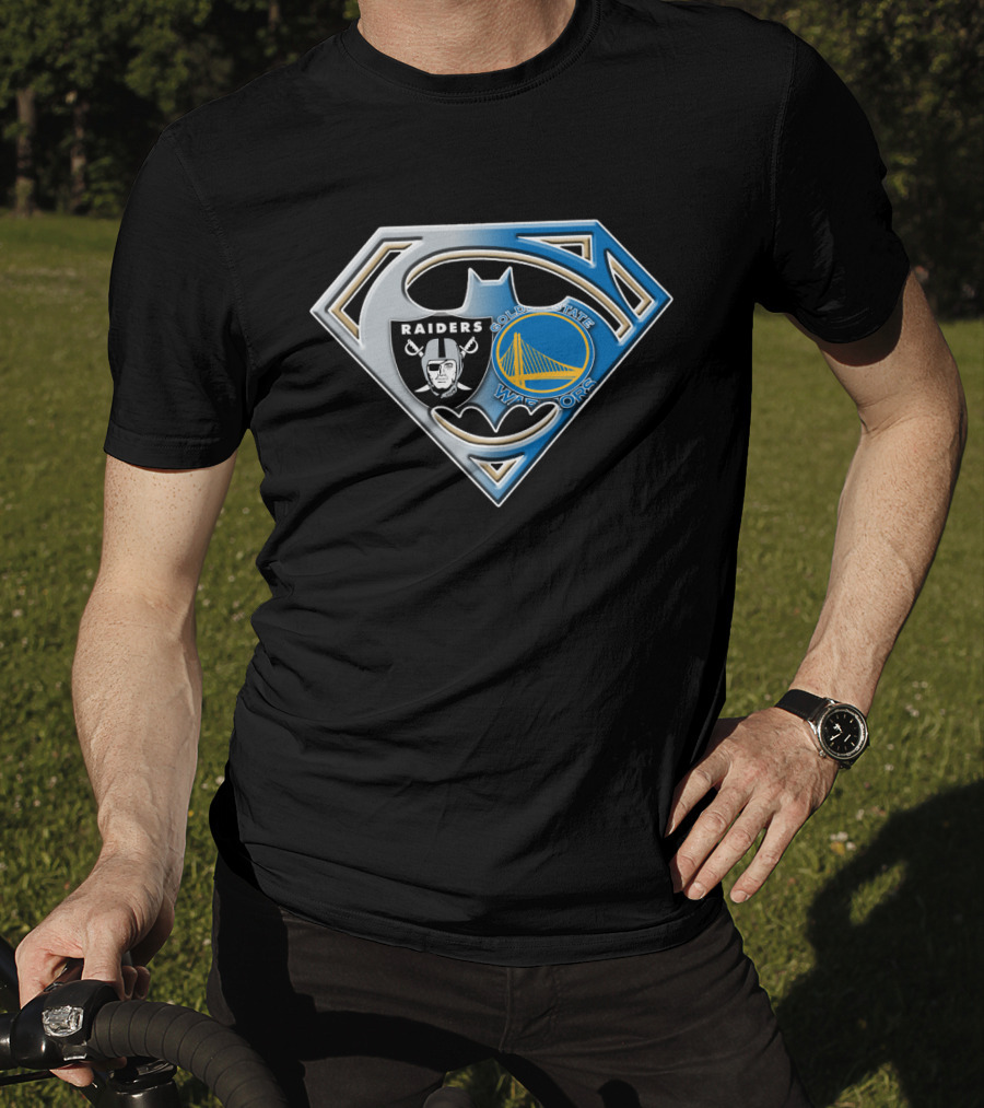 Superman Batman Raiders Warriors T-Shirt