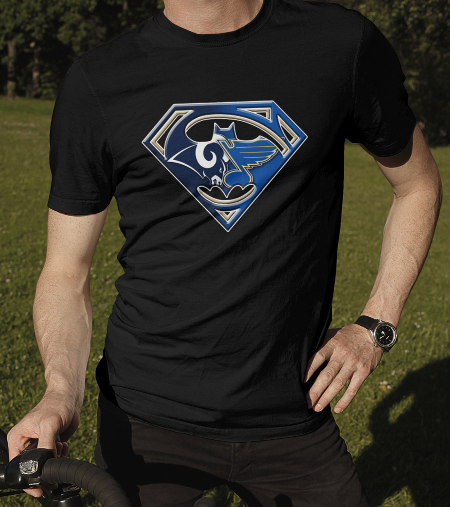 Superman Rams Blues Fusion T-Shirt