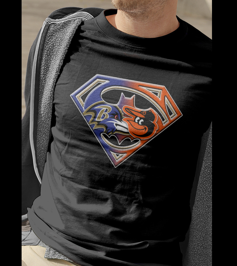 Ravens Orioles Superhero T-Shirt