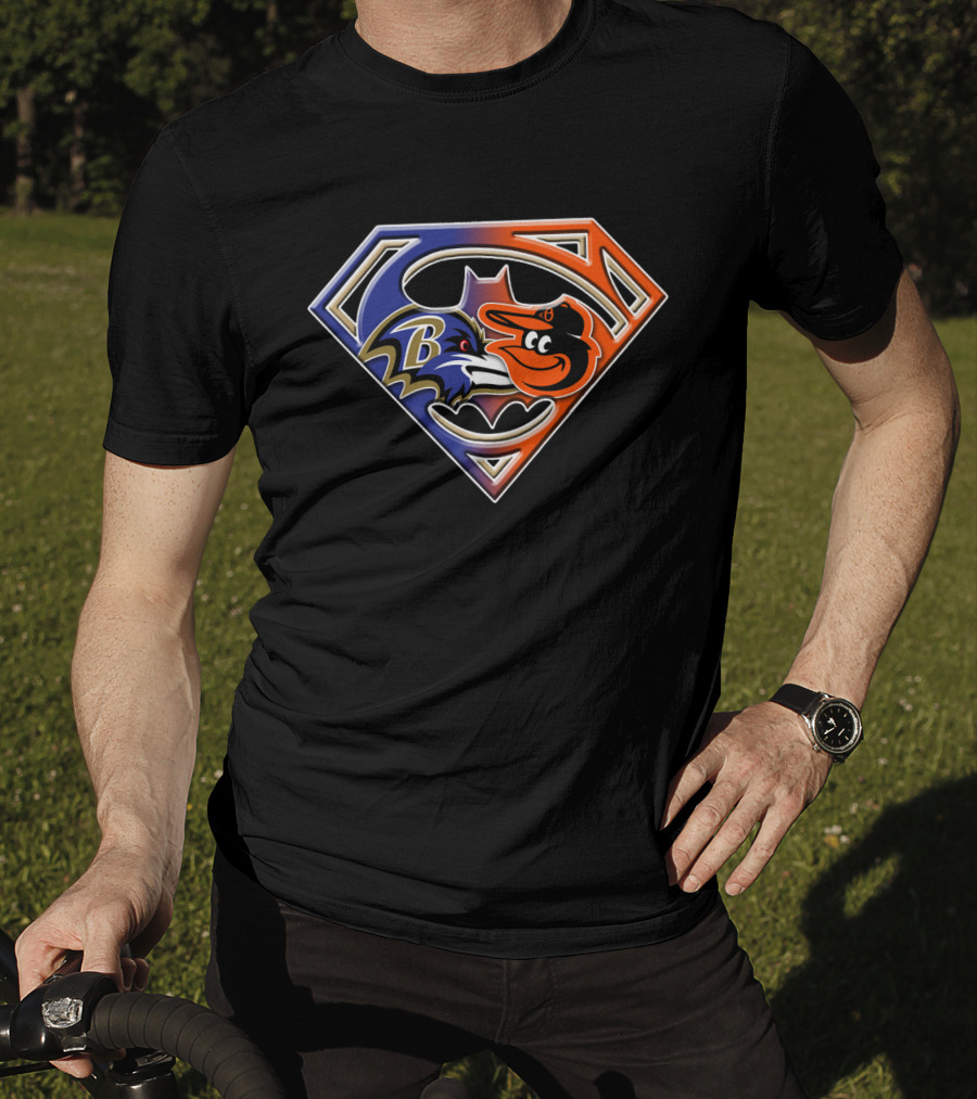 Ravens Orioles Superhero T-Shirt