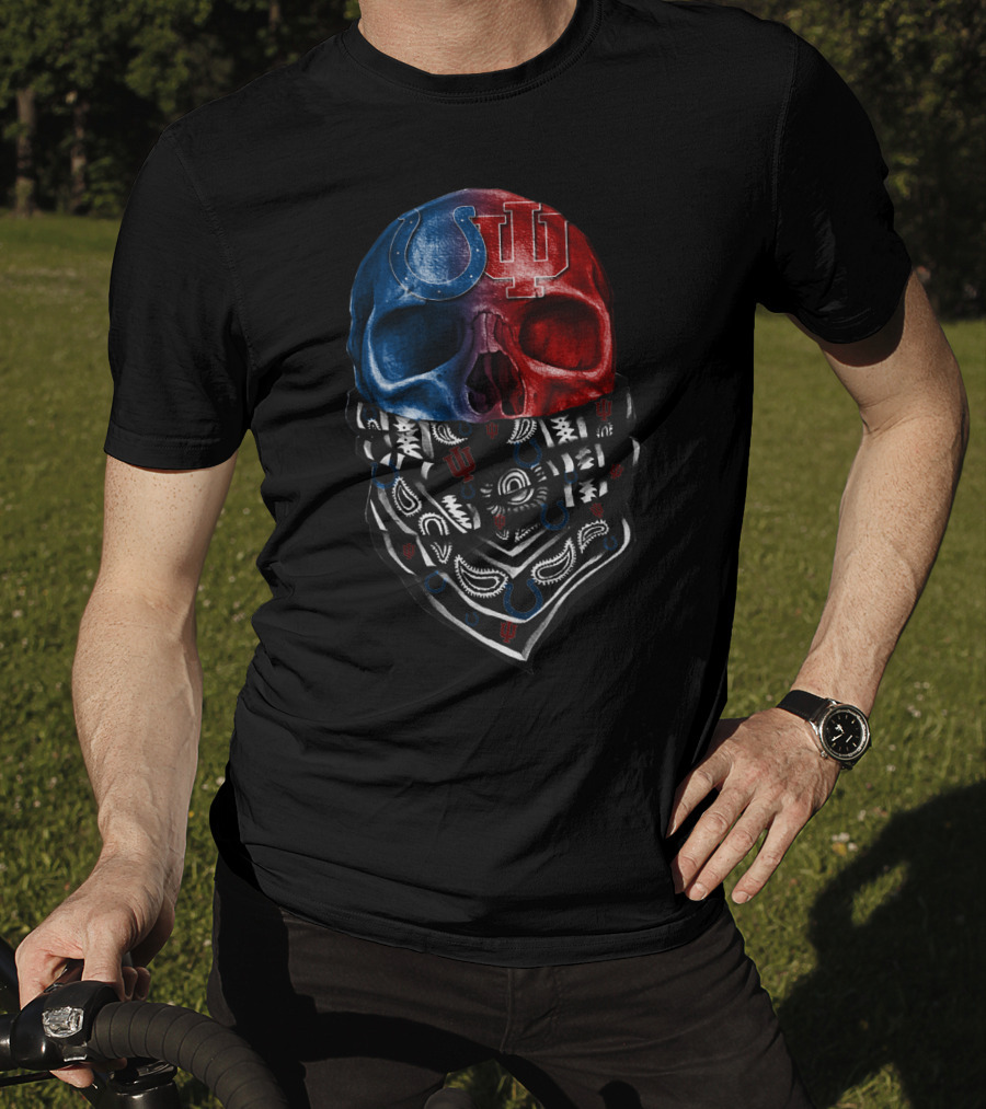 Colts Iu Skull Bandana T-Shirt