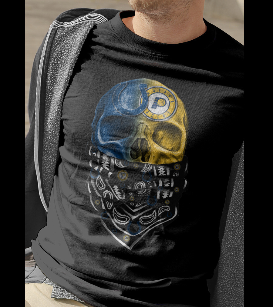 Colts Police Skull Bandana T-Shirt