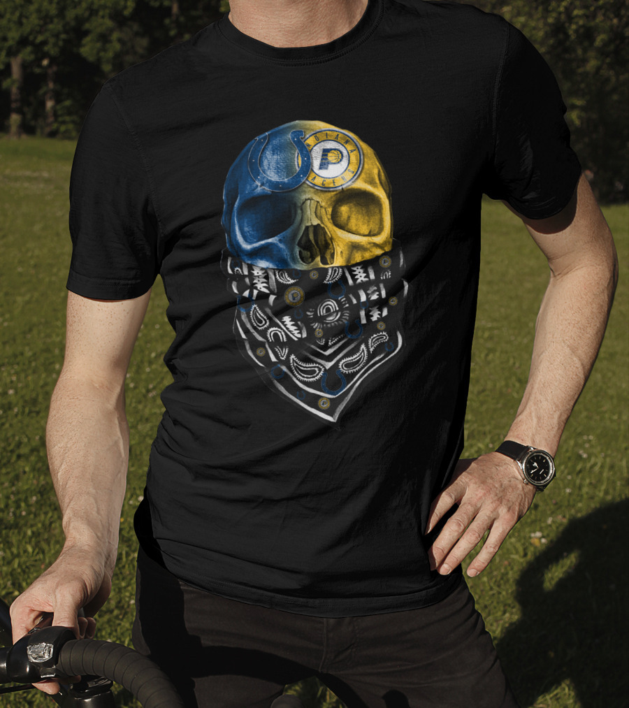 Colts Police Skull Bandana T-Shirt
