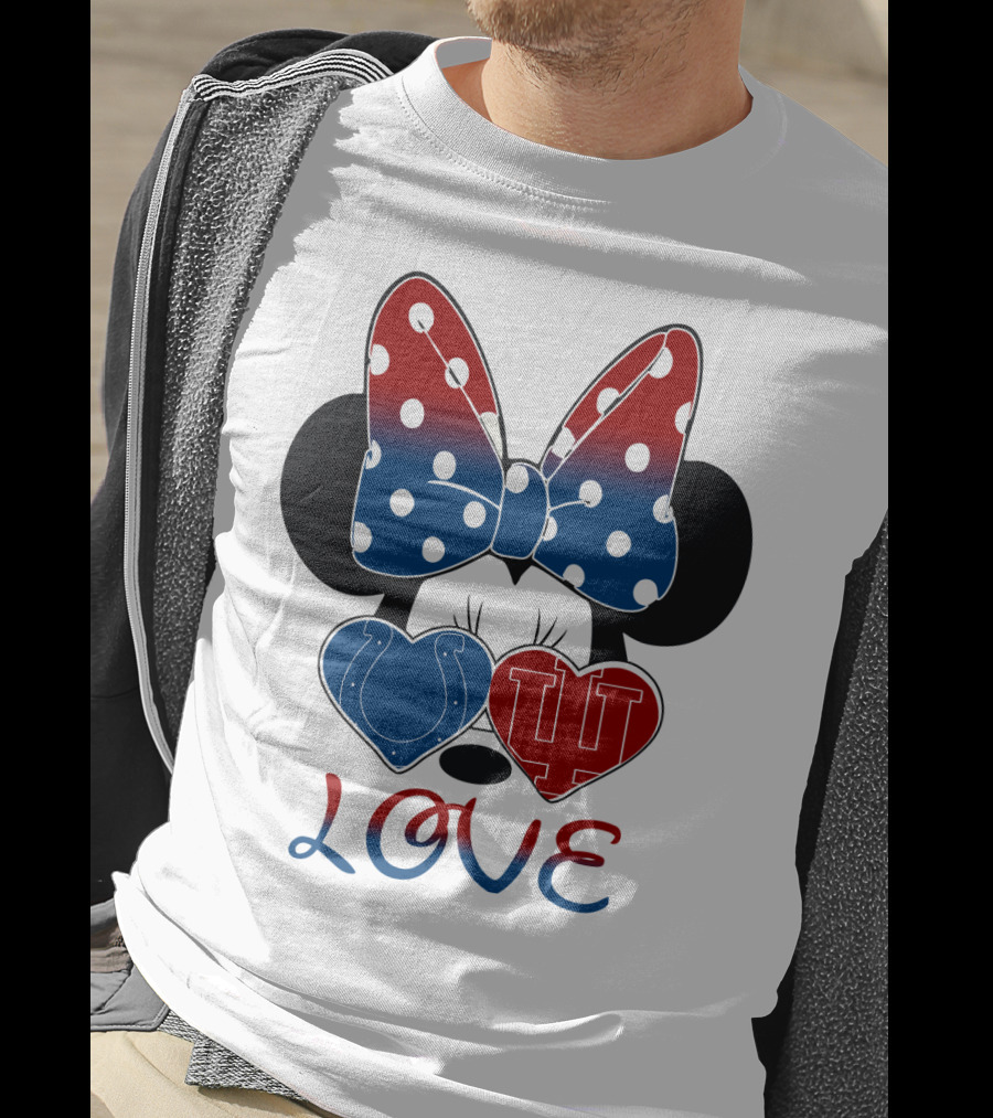 Love Minnie Colts Iu Hearts T-Shirt