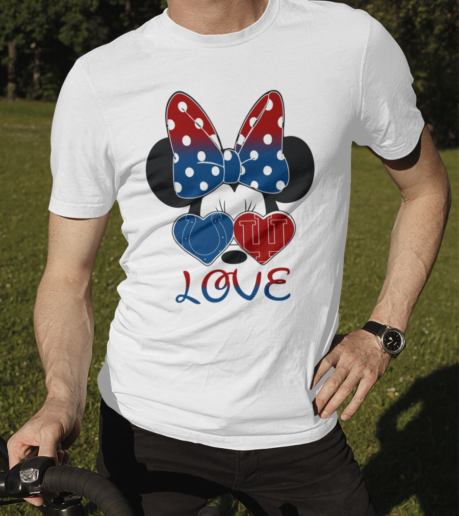 Love Minnie Colts Iu Hearts T-Shirt