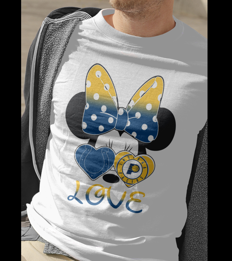 Minnie Mouse Indiana Pacers Love T-Shirt