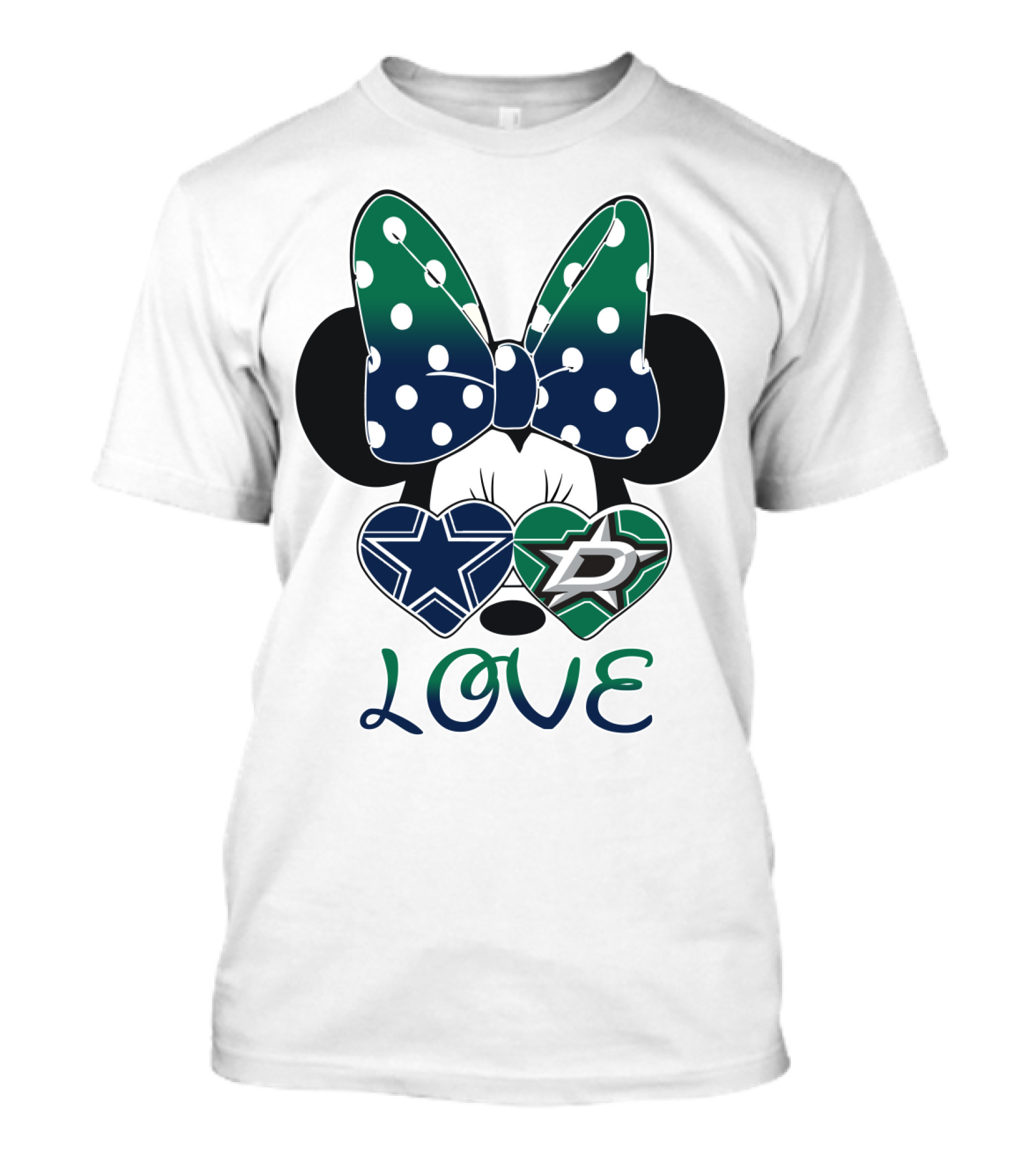 Minnie Mouse Cowboys Stars Love T-Shirt