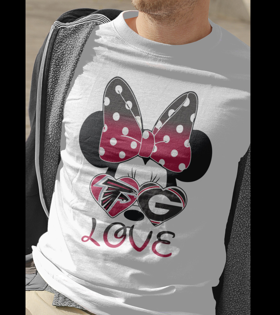 Falcons Bulldogs Minnie Love T-Shirt