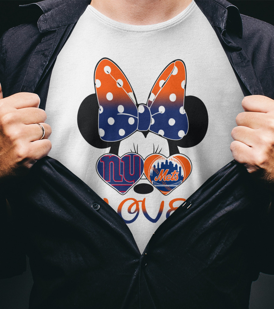 Ny Giants Ny Mets Love T-Shirt