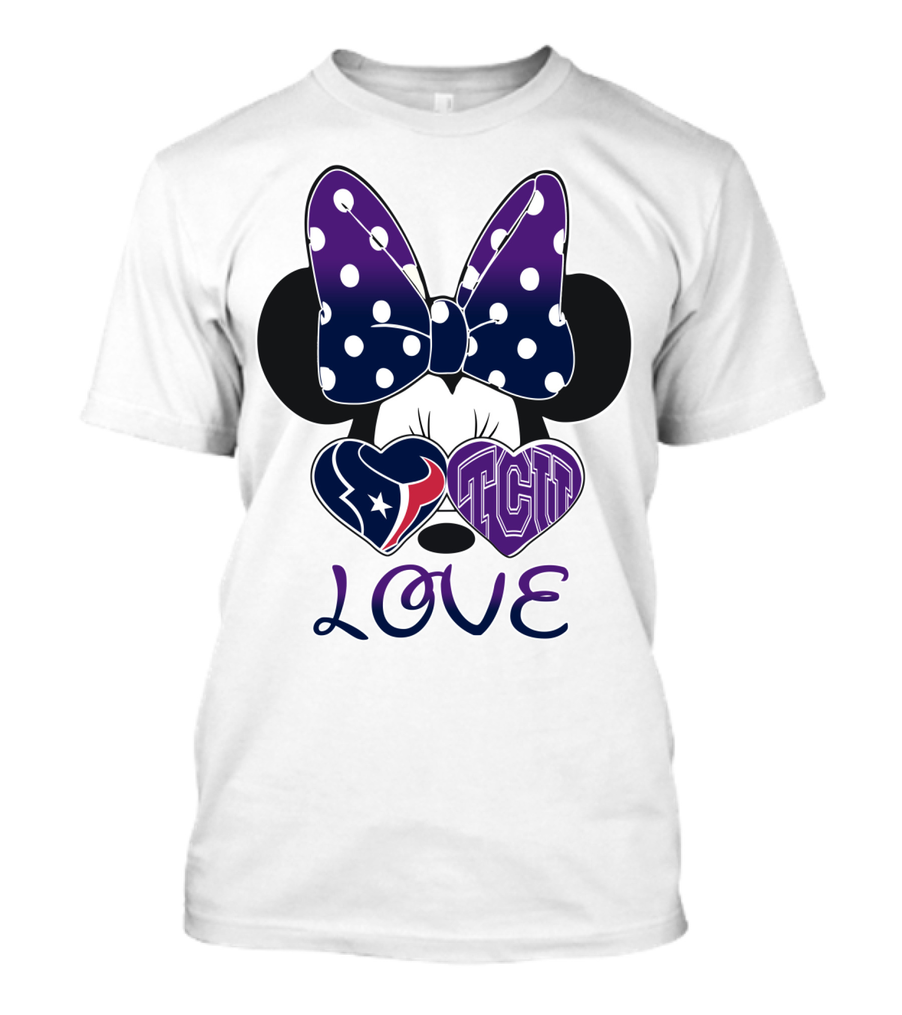 Minnie Love Texans Tcu T-Shirt