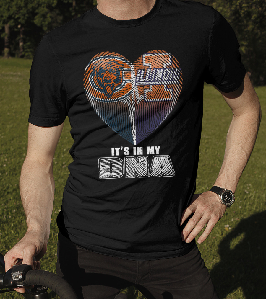 Chicago Bears Illinois It's In My Dna T-Shirt