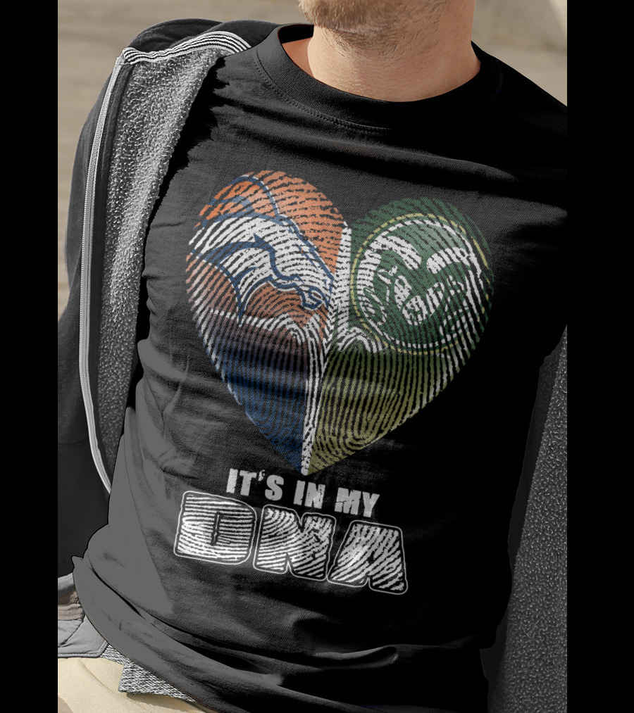 Denver Broncos Colorado State Rams It's In My Dna T-Shirt