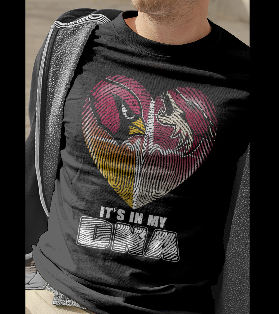 Arizona Cardinals Heart It's In My Dna T-Shirt