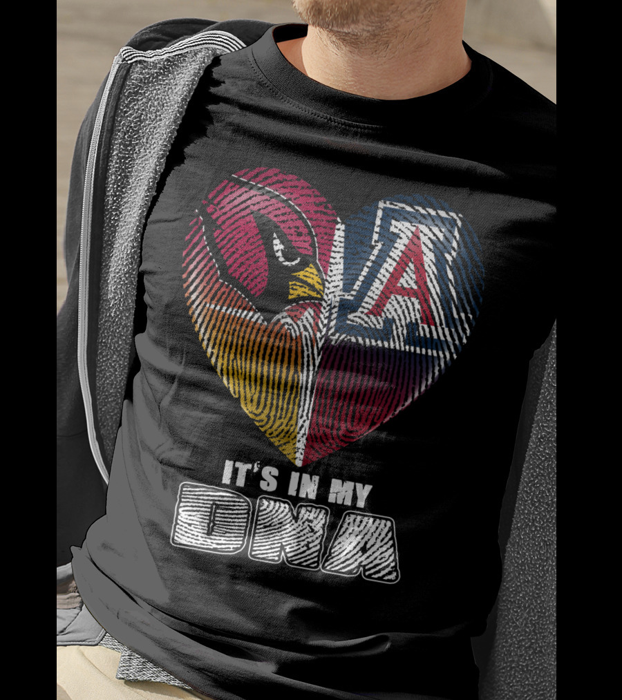 Arizona Cardinals And Wildcats It's In My Dna 031 T-Shirt