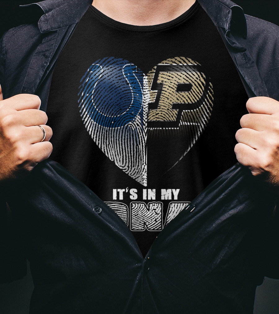 Colts Purdue It's In My Dna T-Shirt