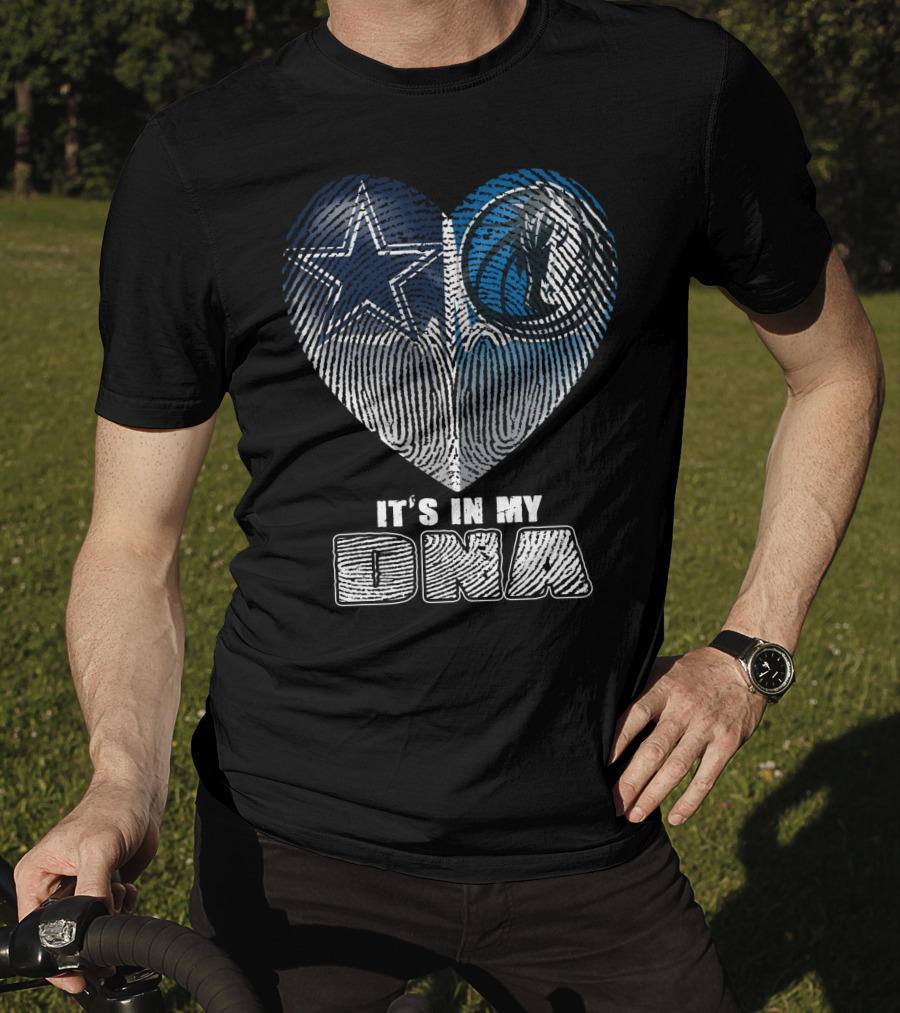 Dallas Cowboys Dallas Mavericks It's In My Dna T-Shirt