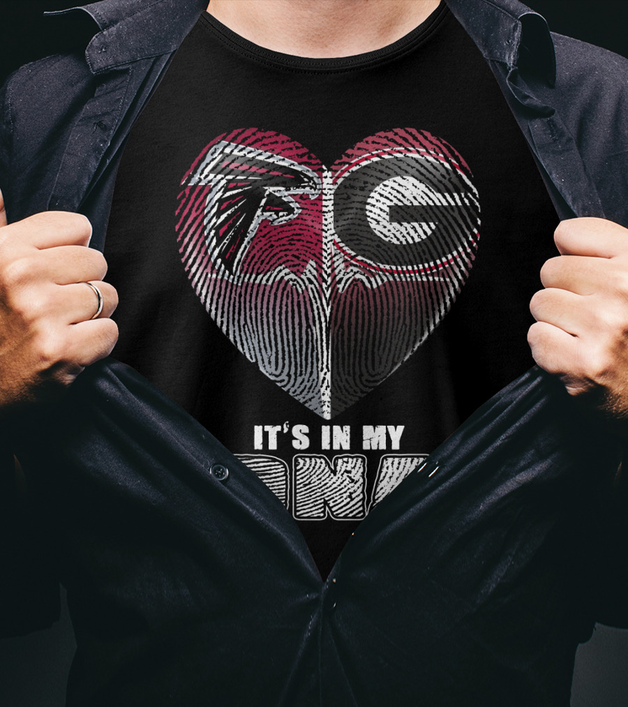 Atlanta Falcons Georgia Bulldogs It's In My Dna T-Shirt