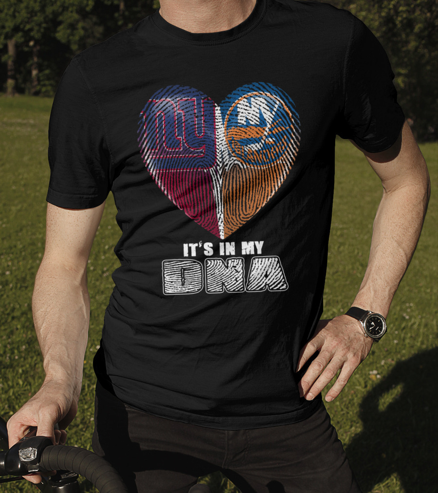 New York Giants And Islanders It's In My Dna T-Shirt