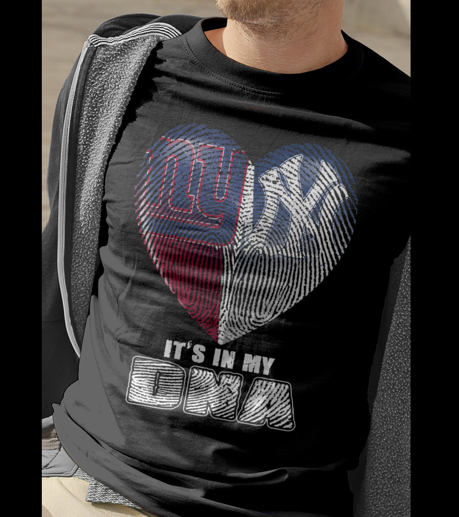 New York Giants Yankees It's In My Dna T-Shirt