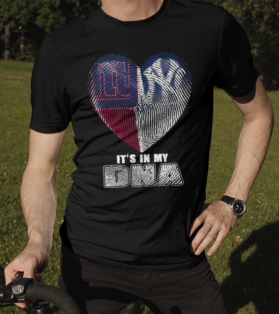 New York Giants Yankees It's In My Dna T-Shirt
