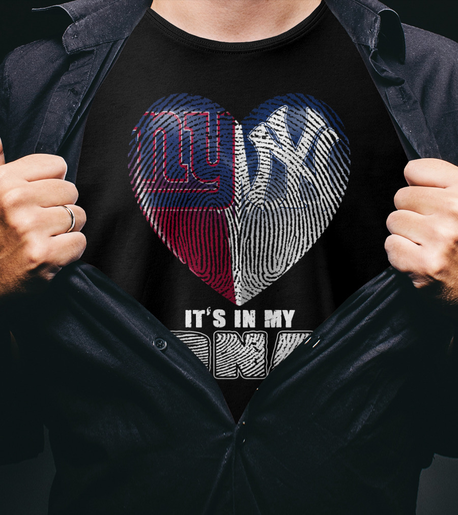 New York Giants Yankees It's In My Dna T-Shirt