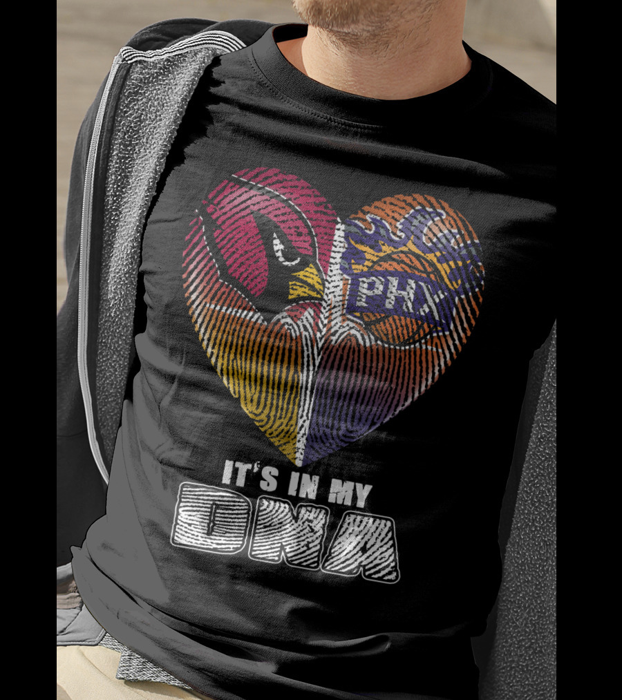 Arizona Cardinals Phoenix Suns It's In My Dna T-Shirt