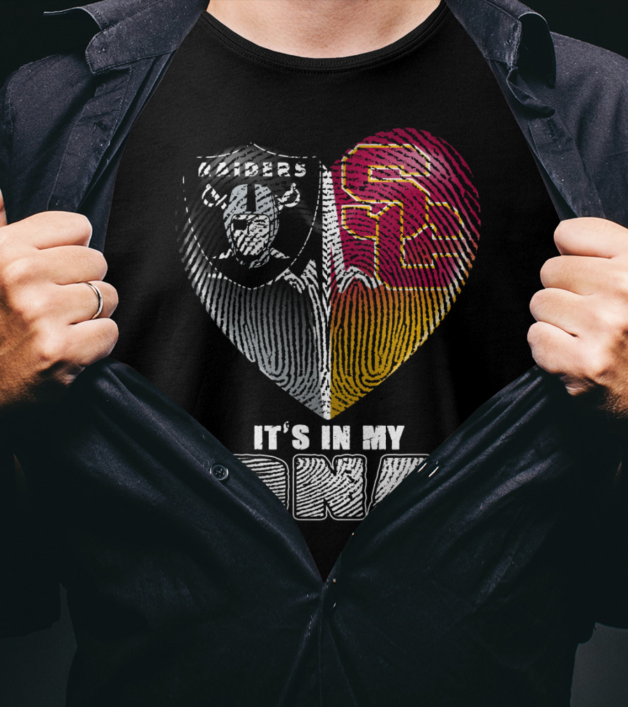 It's In My Dna Raiders Usc T-Shirt