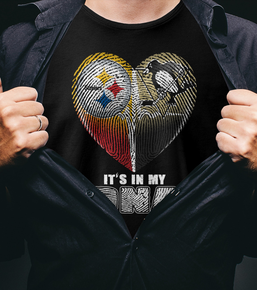 Steelers Penguins It's In My Dna T-Shirt