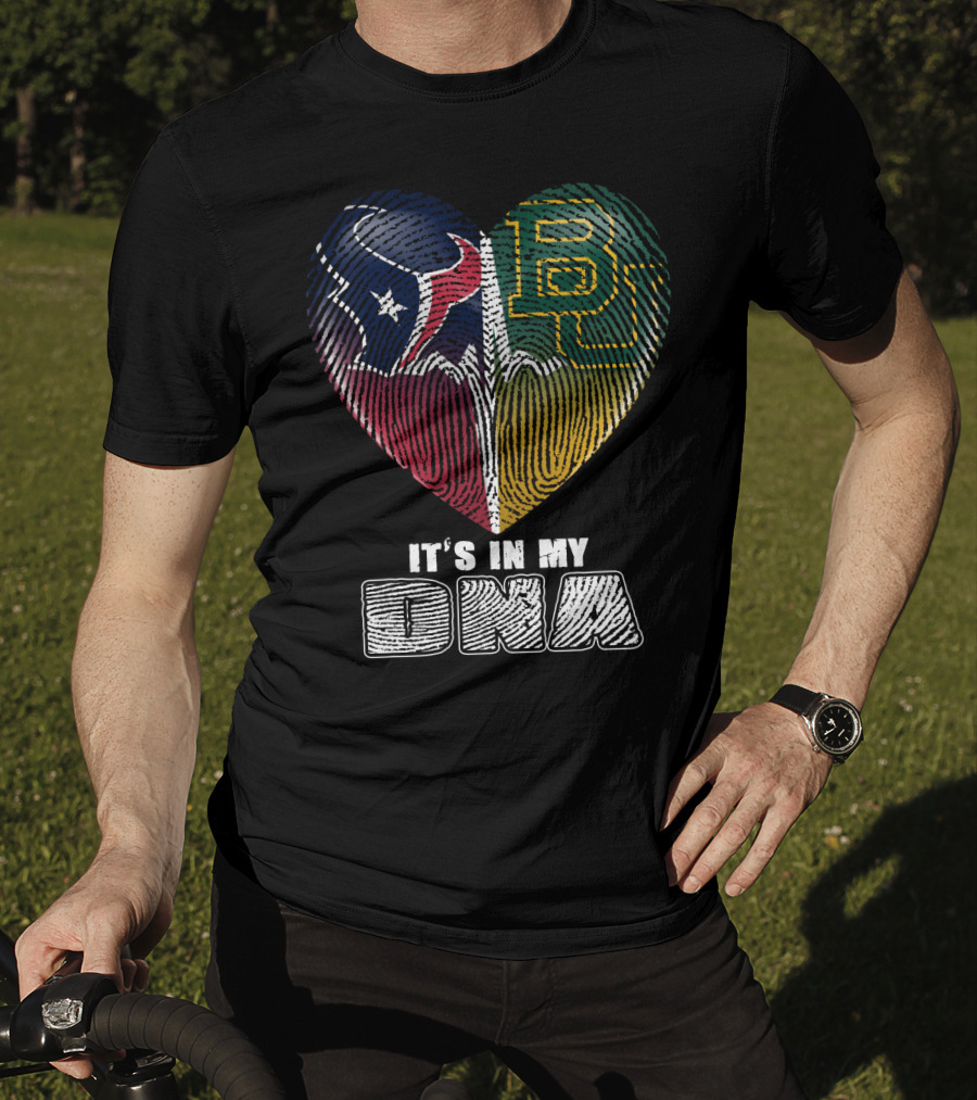 Houston Texans Baylor Bears It's In My Dna T-Shirt