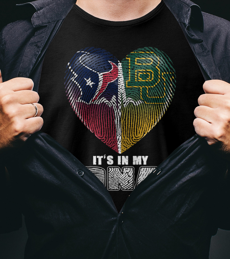 Houston Texans Baylor Bears It's In My Dna T-Shirt
