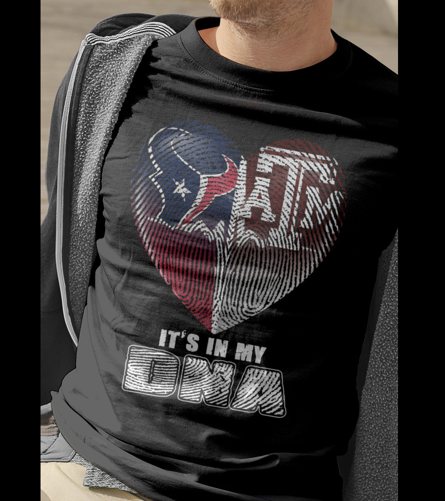Houston Texans Texas A&M It's In My Dna 122 T-Shirt