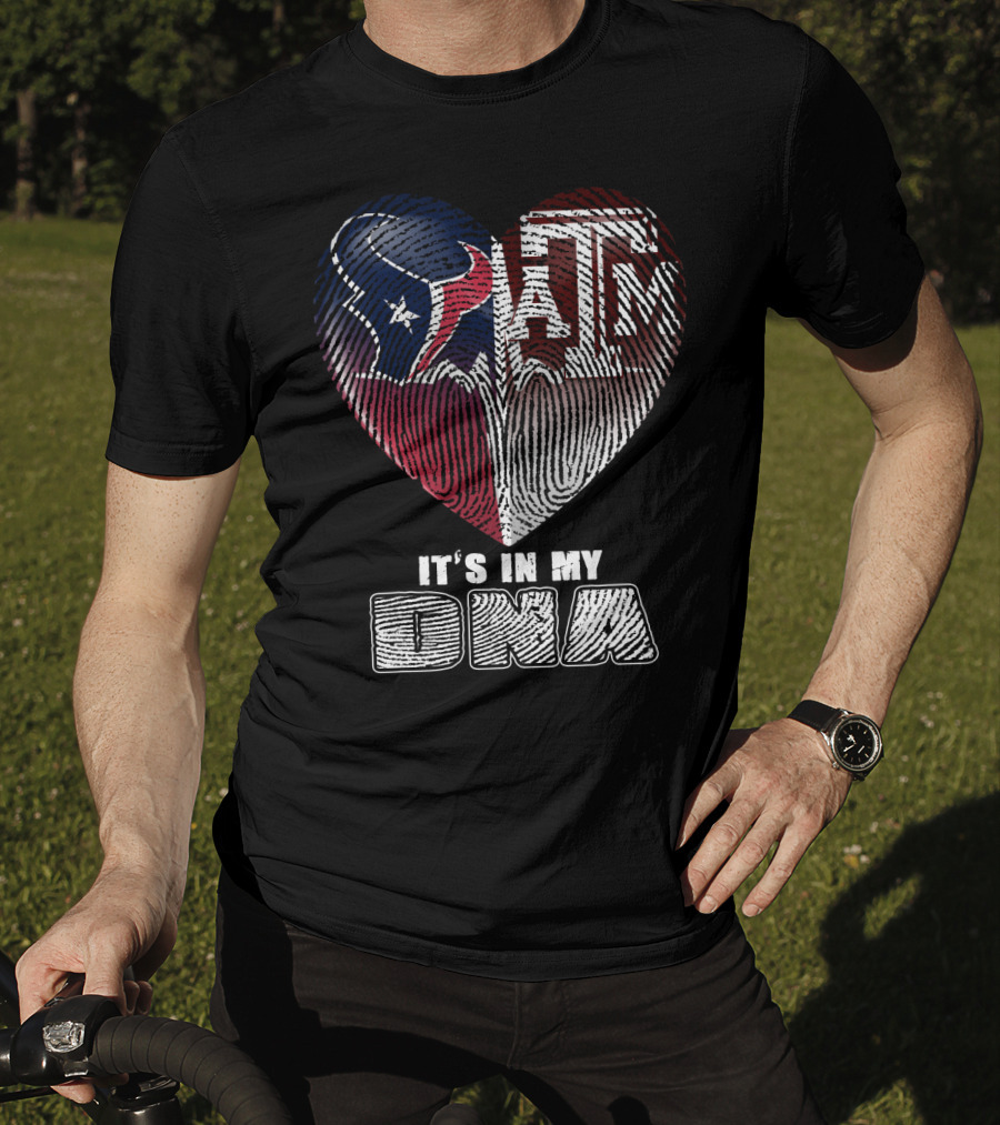 Houston Texans Texas A&M It's In My Dna 122 T-Shirt